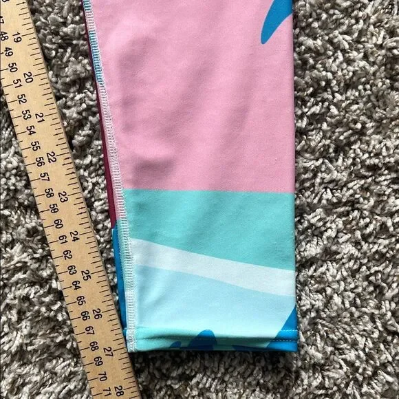 Loony Legs Shop Flamingo Running Leggings in Size M - Picture 12 of 16